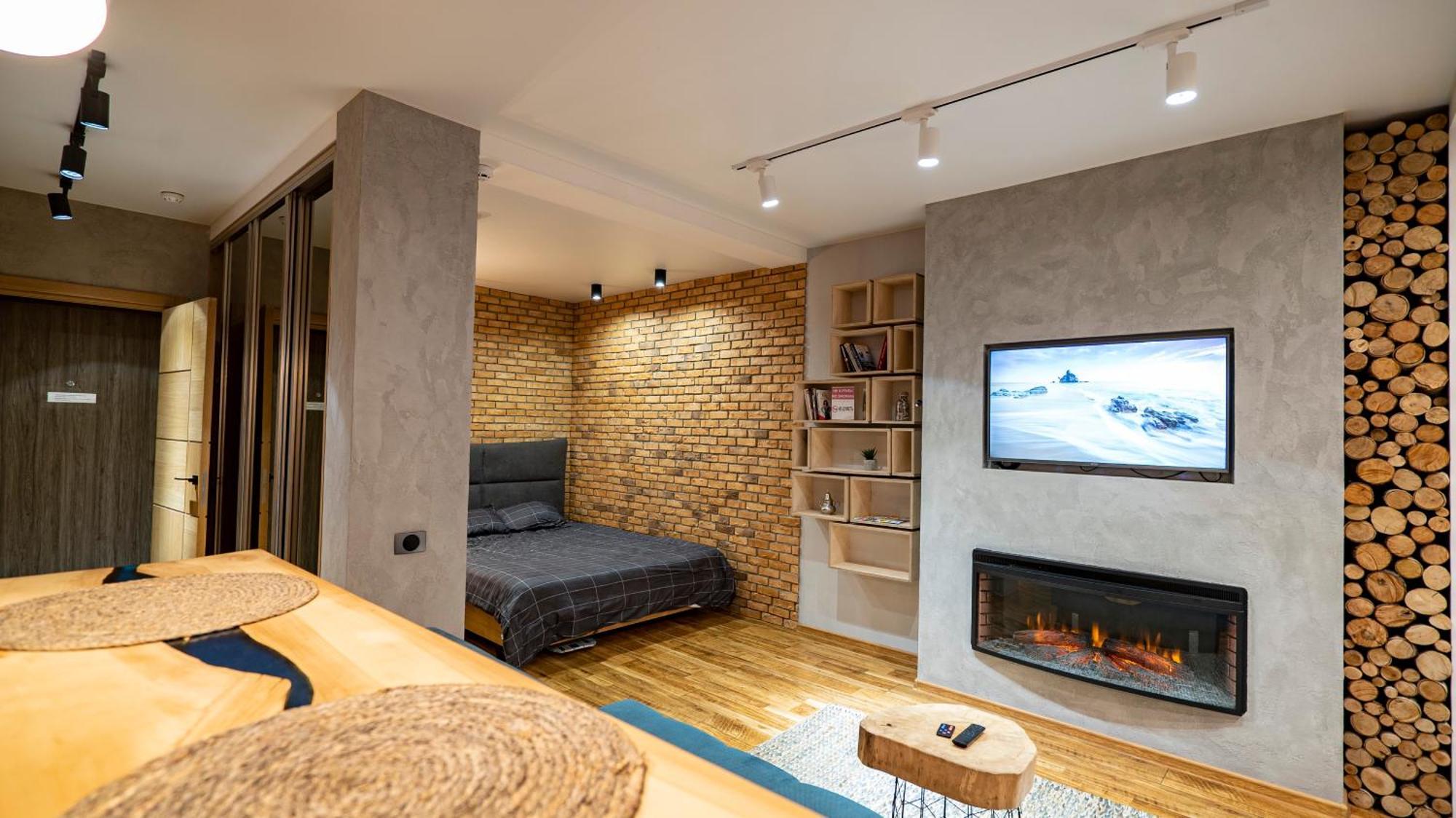 Loft Studio Near Smart Plaza Polytech, Center Kiev Luaran gambar